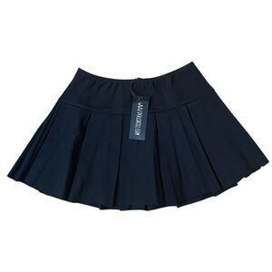 Current Mood Black‎ Skater Pleated Mini Skirt